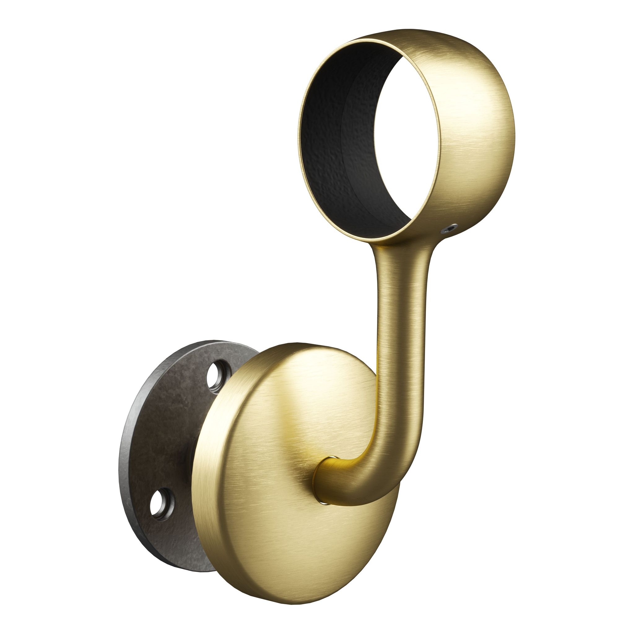 Rothley Satin Brass Stair Hand Rail Kit 1.2M