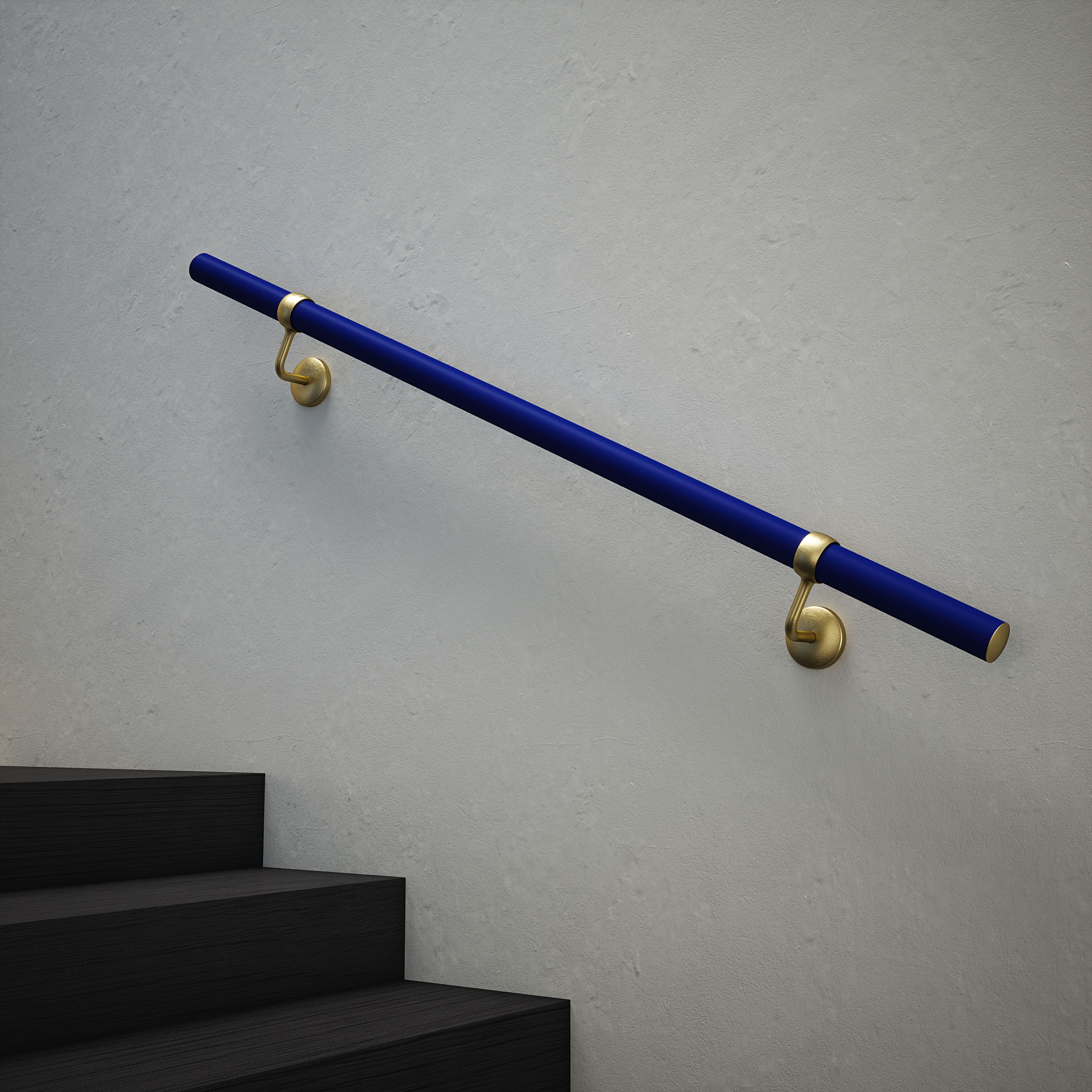 Rothley Deep Blue Stair Hand Rail Kit 1.2M