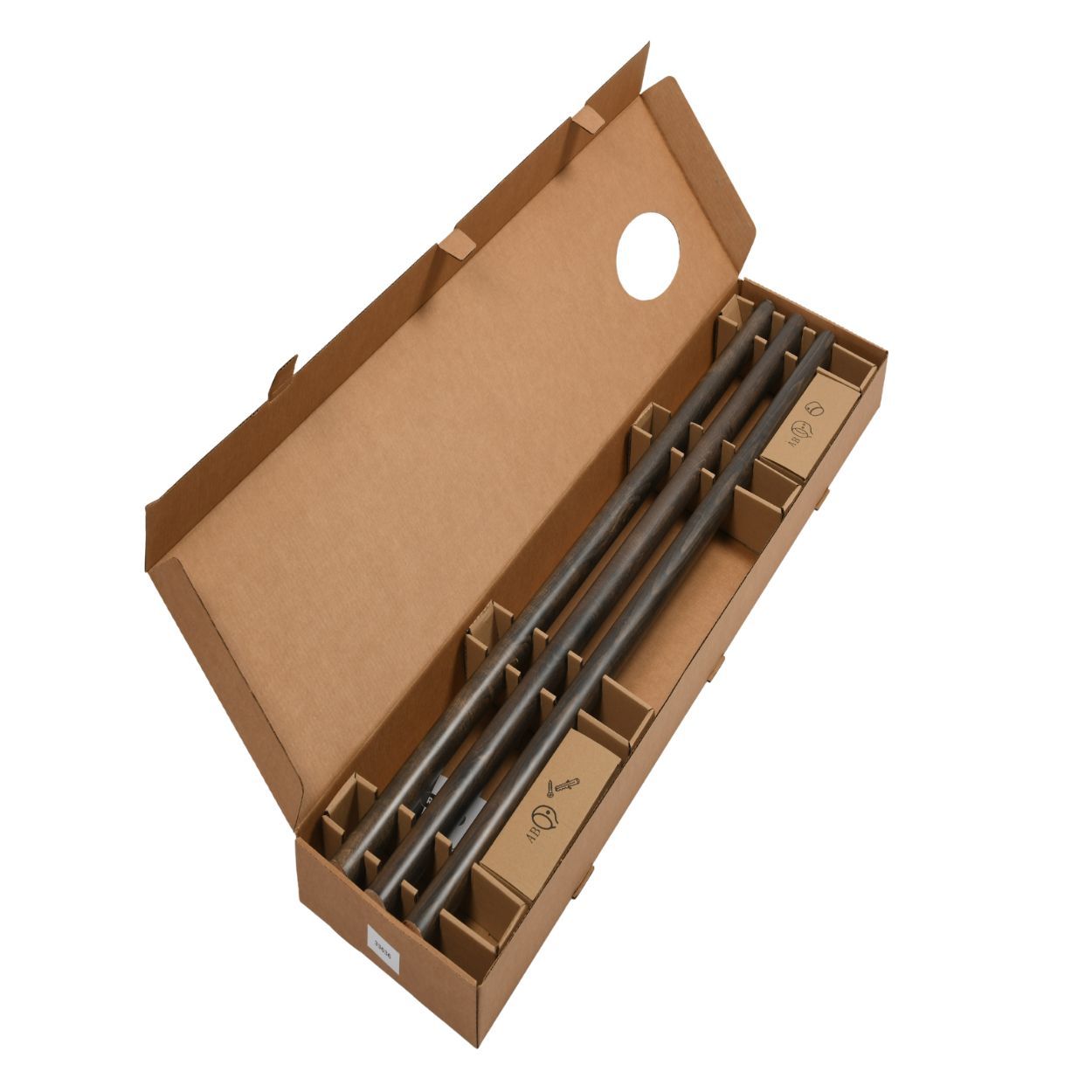 Rothley Stair Hand Rail Kit Ebony Wood 3.6M
