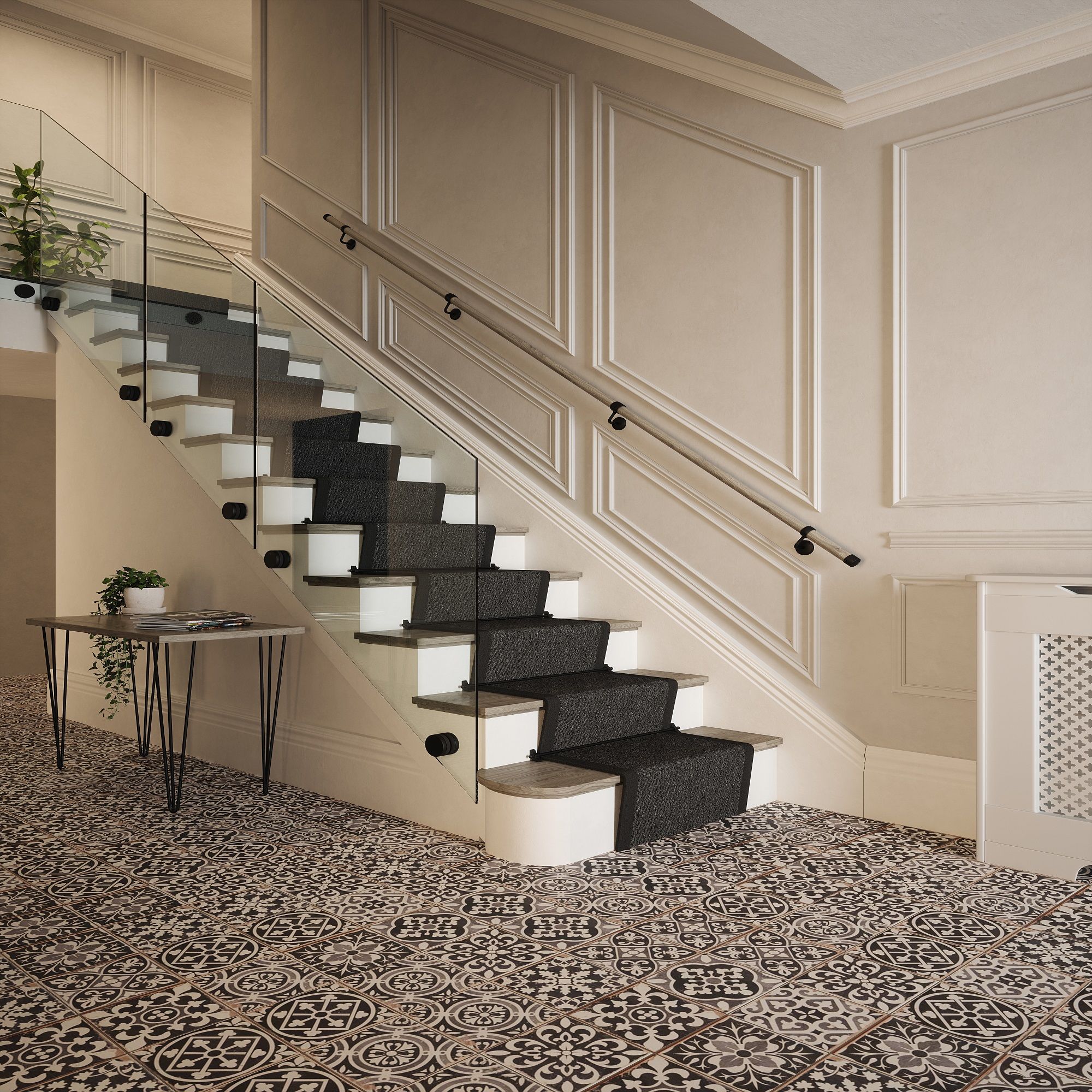 Rothley Stair Hand Rail Kit Drift Wood 3.6M