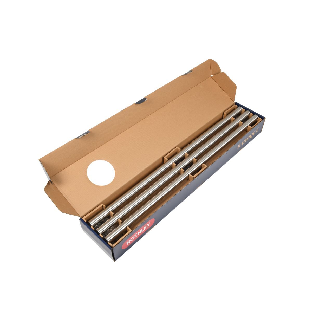 Rothley Brushed Stair Hand Rail Kit 3.6M
