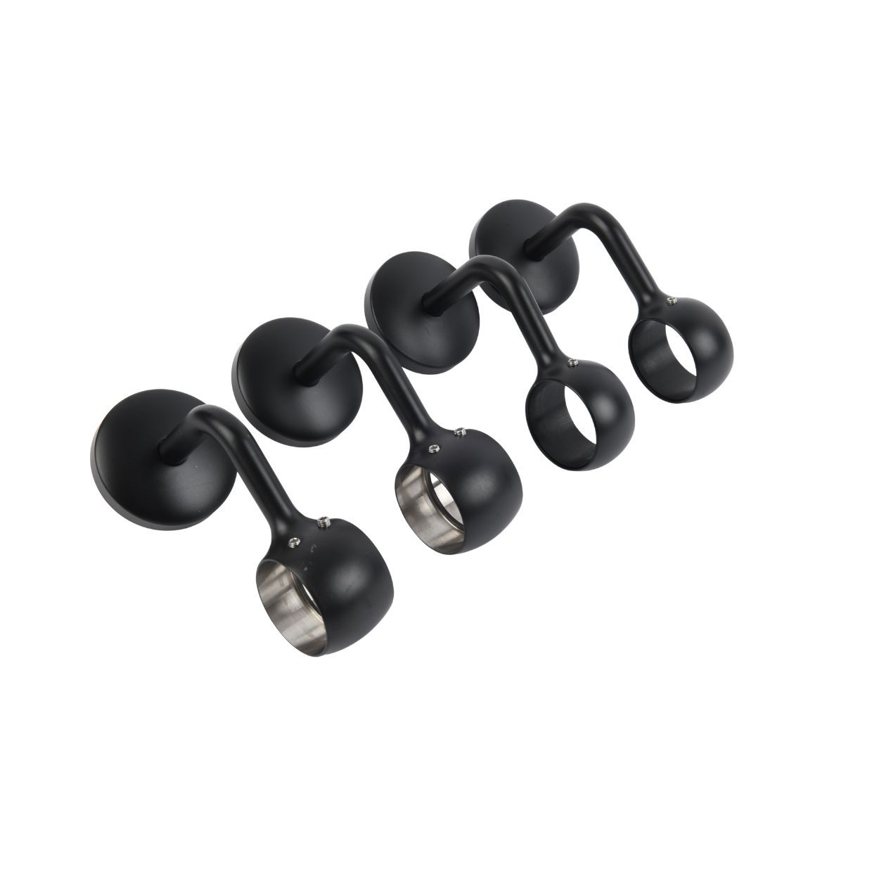 Rothley Matt Black Stair Hand Rail Kit 3.6M