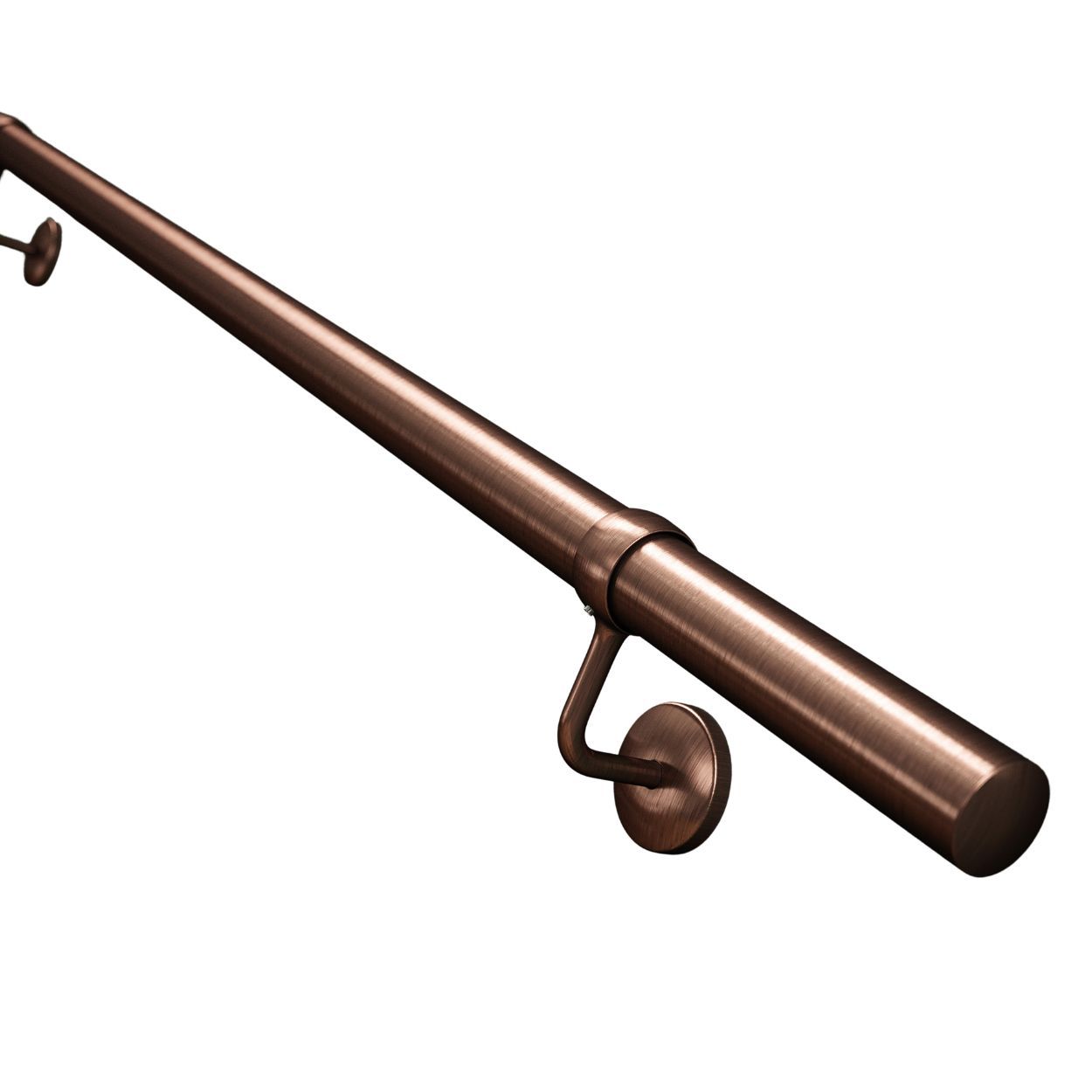 Rothley Antique Copper Stair Hand Rail Kit 3.6M
