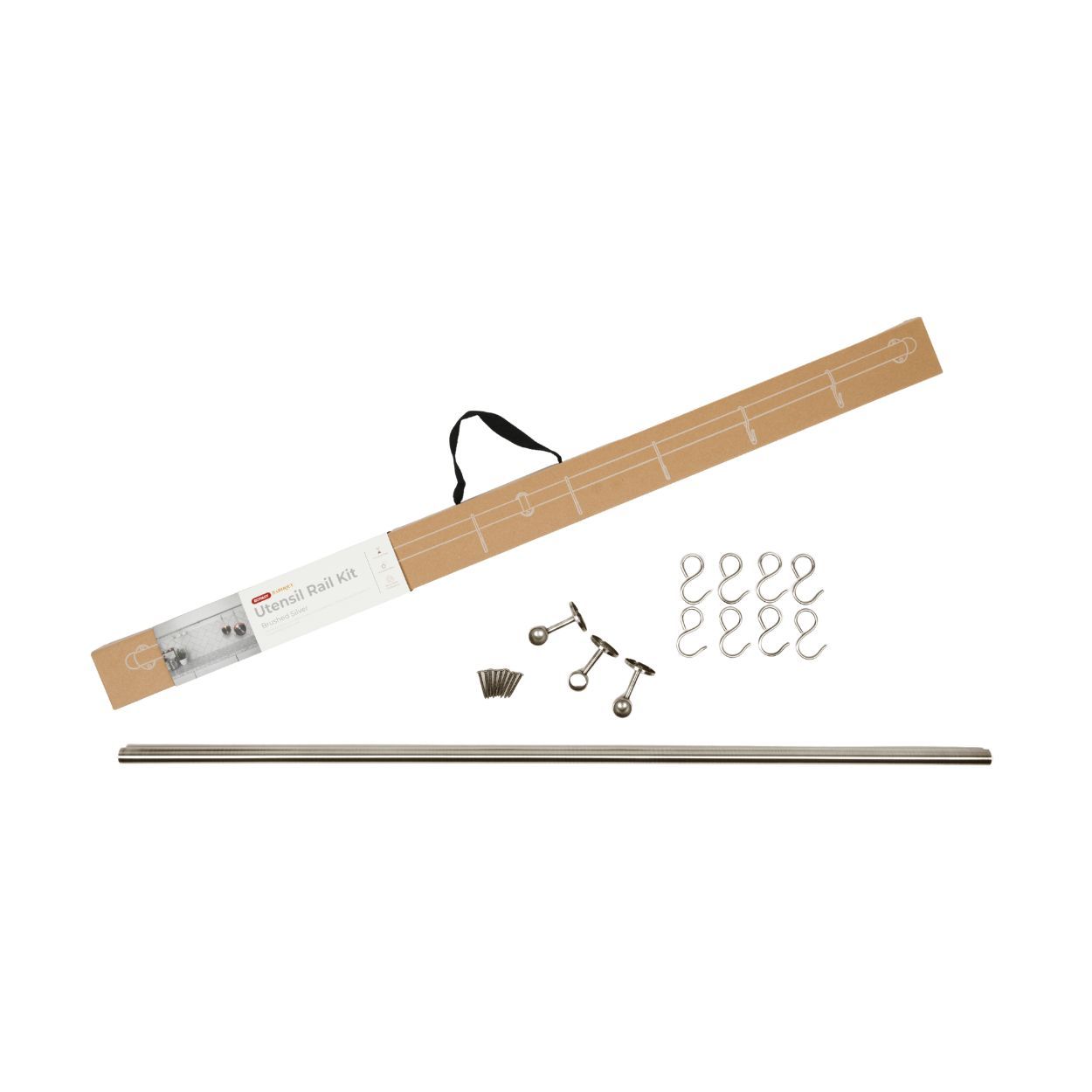 Rothley Utensil Rail Brushed 19 x 1000mm
