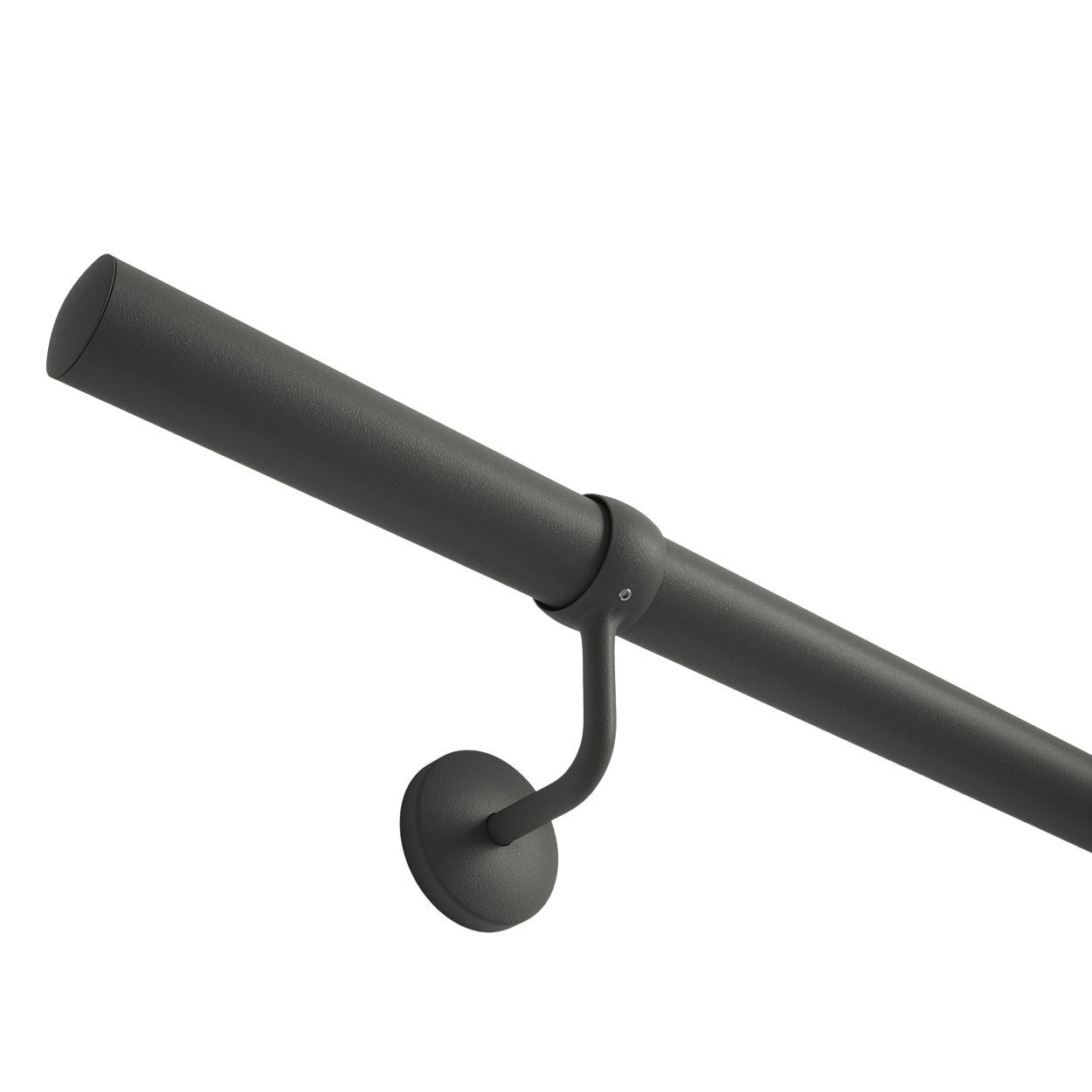 Forgeworks Textured Grey Stair Hand Rail Kit 3.6M