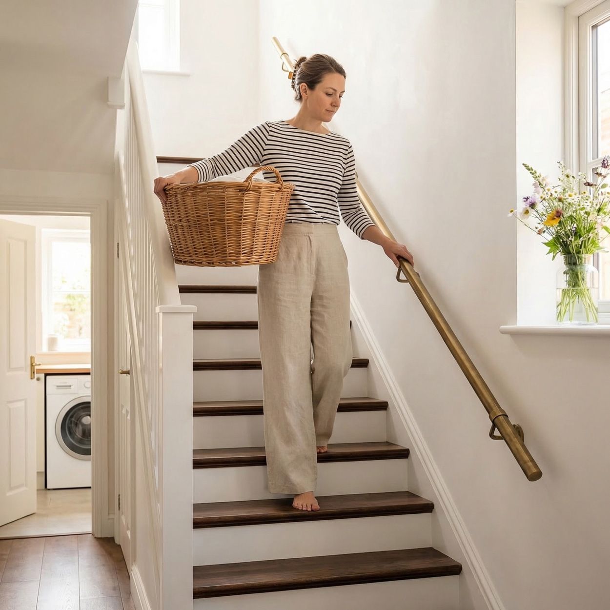 Forgeworks Textured Grey Stair Hand Rail Kit 3.6M