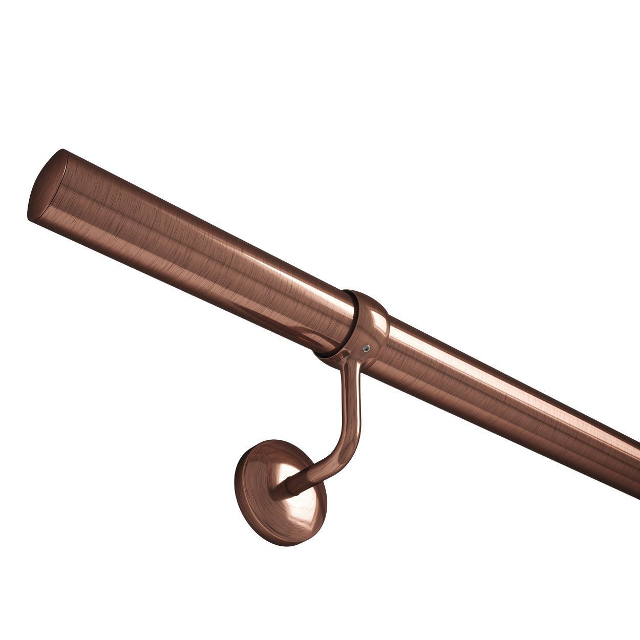 Forgeworks Antique Copper Stair Hand Rail Kit 2.4M