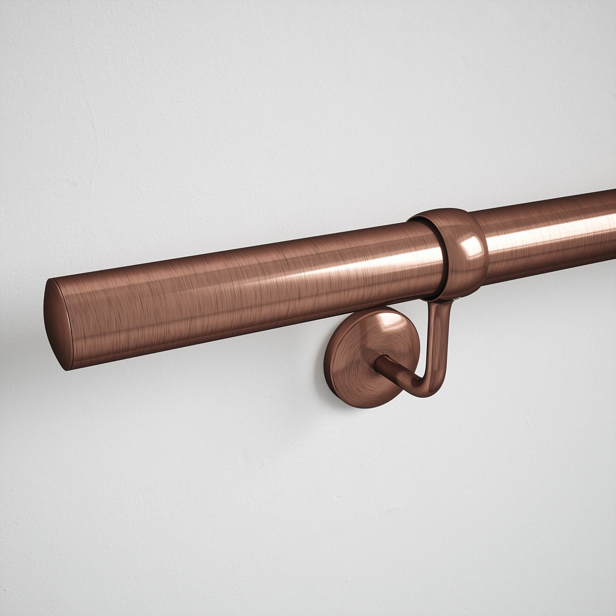 Forgeworks Antique Copper Stair Hand Rail Kit 2.4M