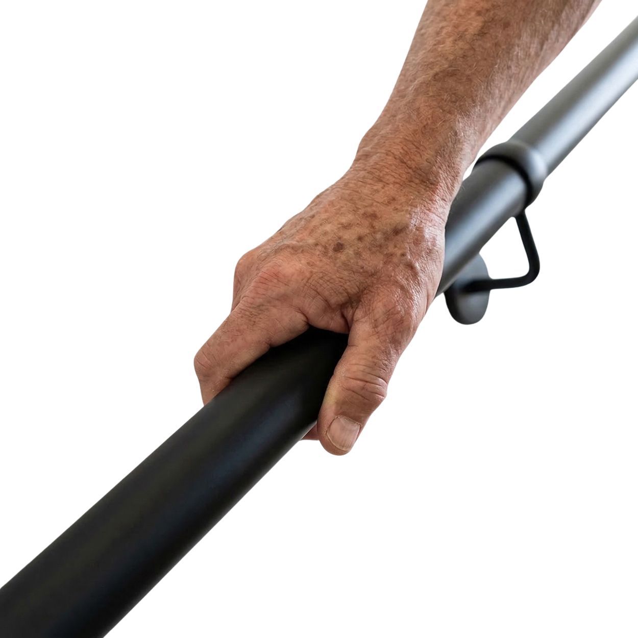 Forgeworks Matt Black Stair Hand Rail Kit 1.2M