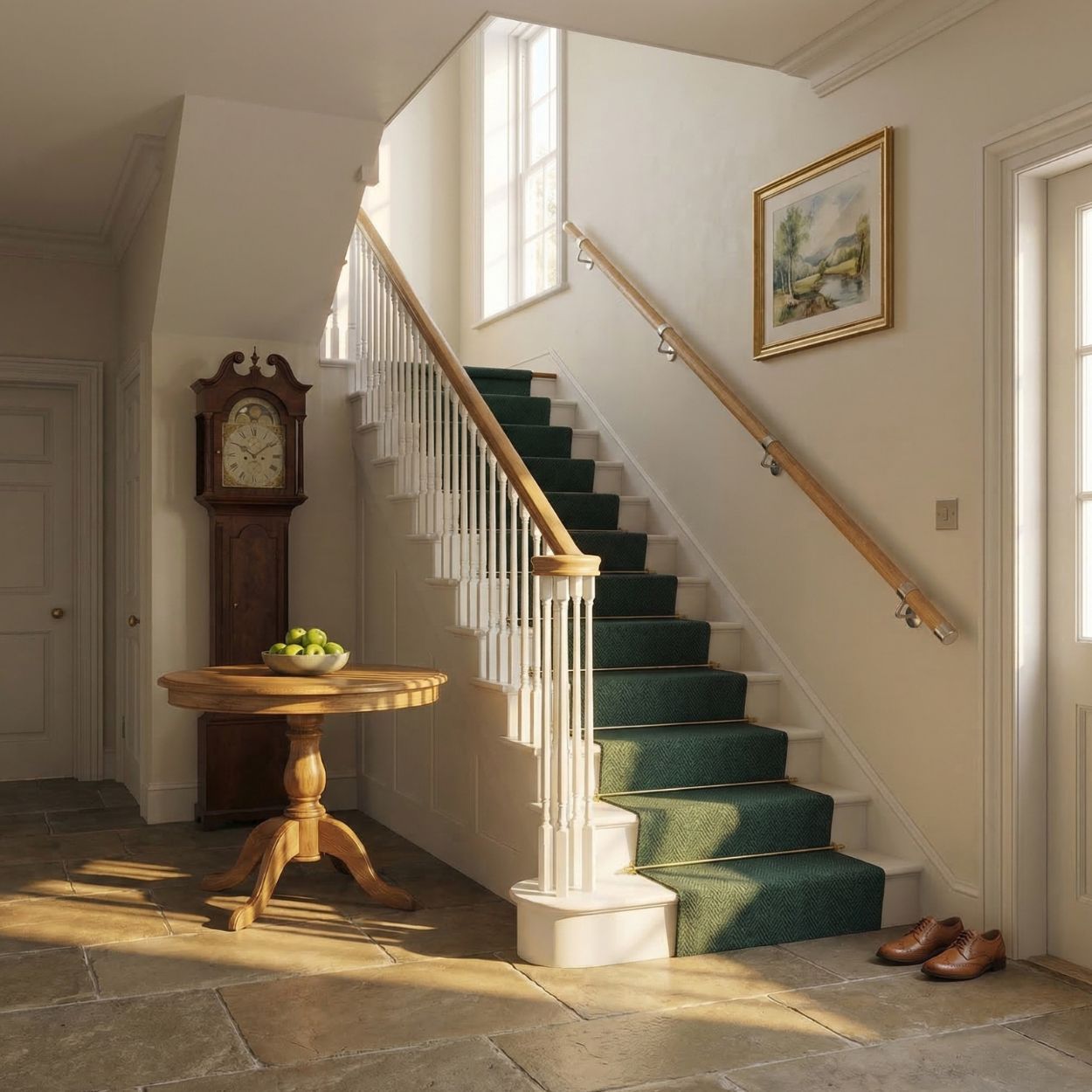 Woodworx Stair Hand Rail Kit Oak Wood 3.6M