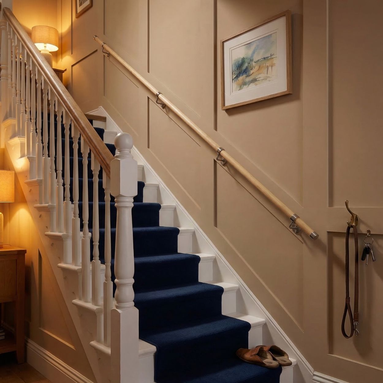 Woodworx Stair Hand Rail Kit Pine Wood 3.6M