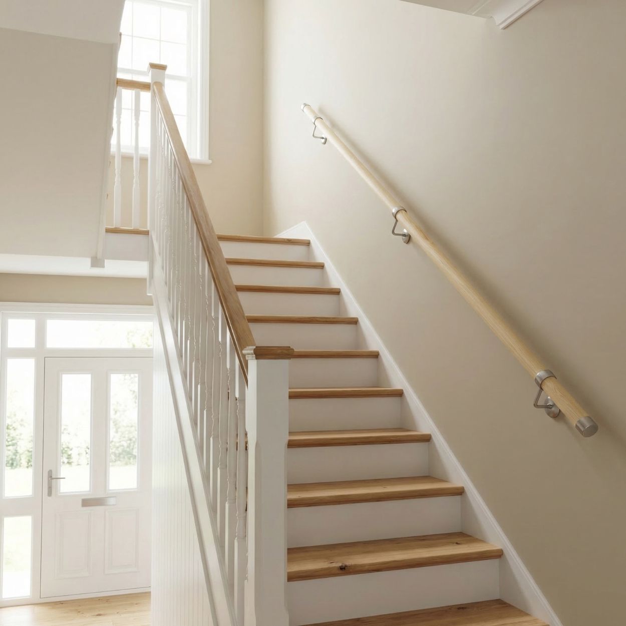 Woodworx Stair Hand Rail Kit Pine Wood 2.4M