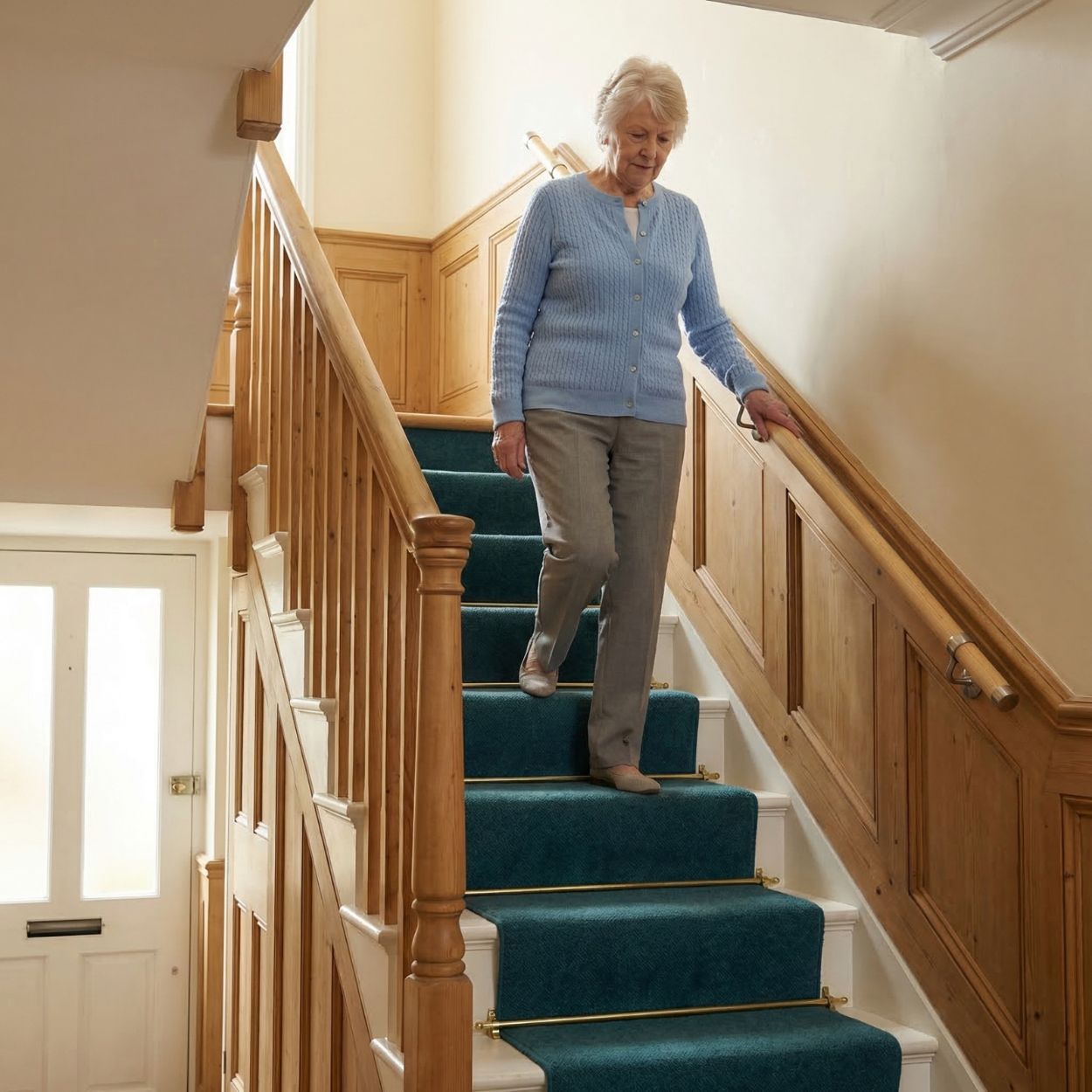 Woodworx Stair Hand Rail Kit Pine Wood 2.4M