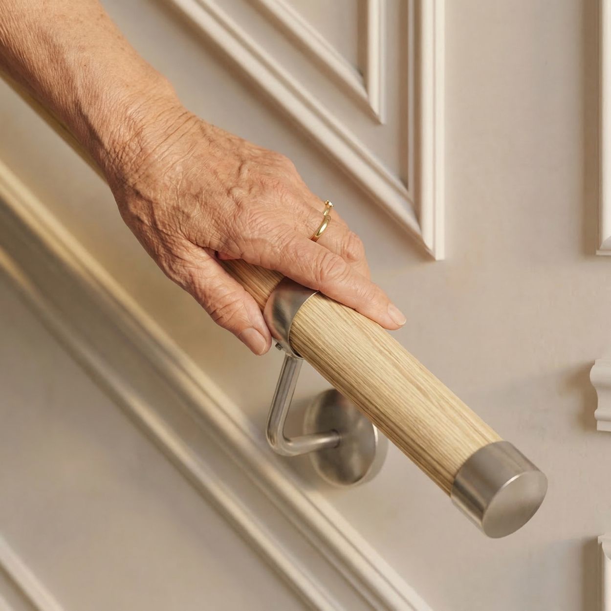 Woodworx Stair Hand Rail Kit Pine Wood 1.2M