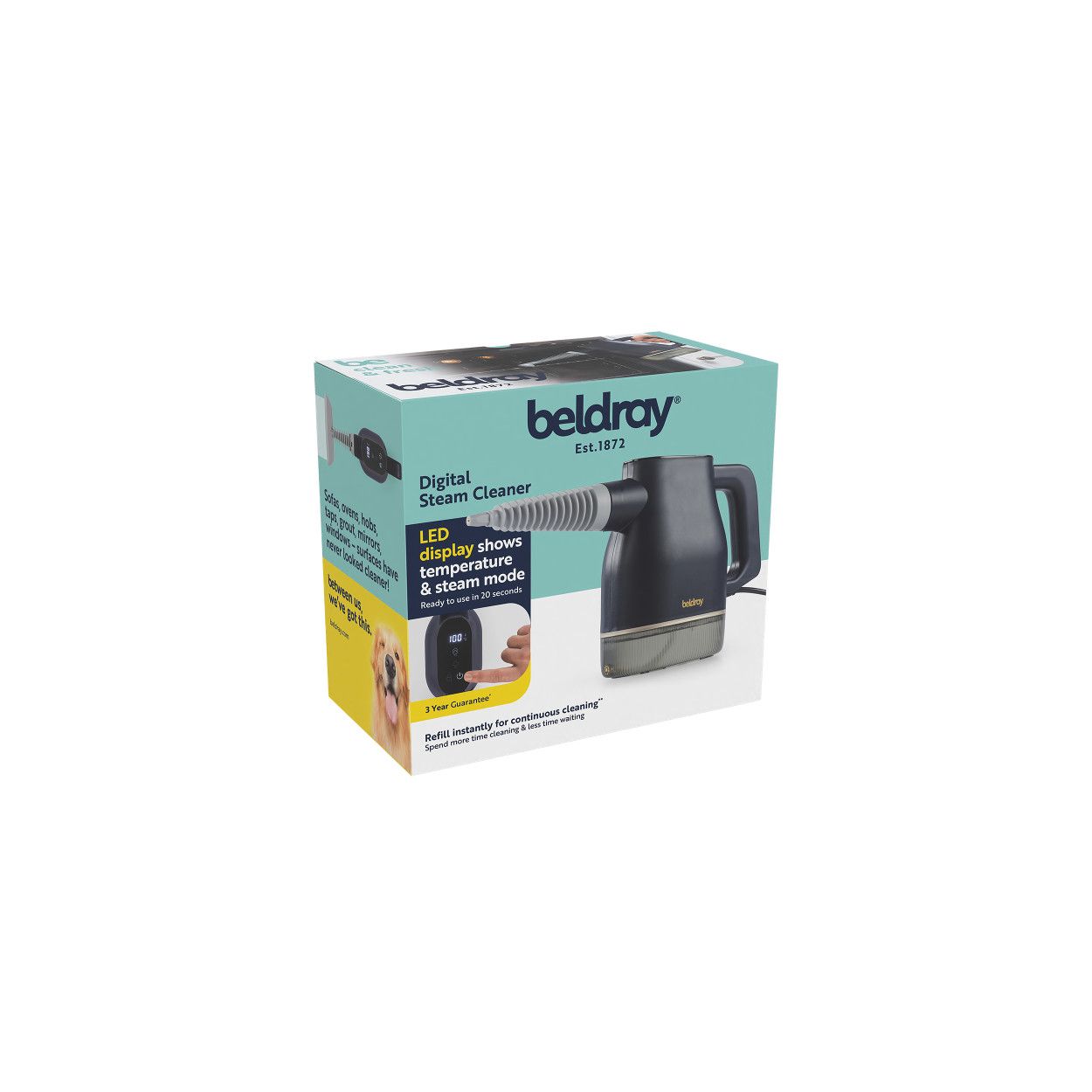 DIGITAL HANDHELD STEAM CLEANER