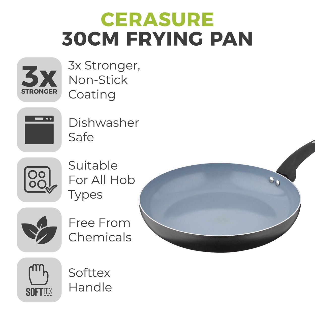 Cerasure 30Cm Frying Pan