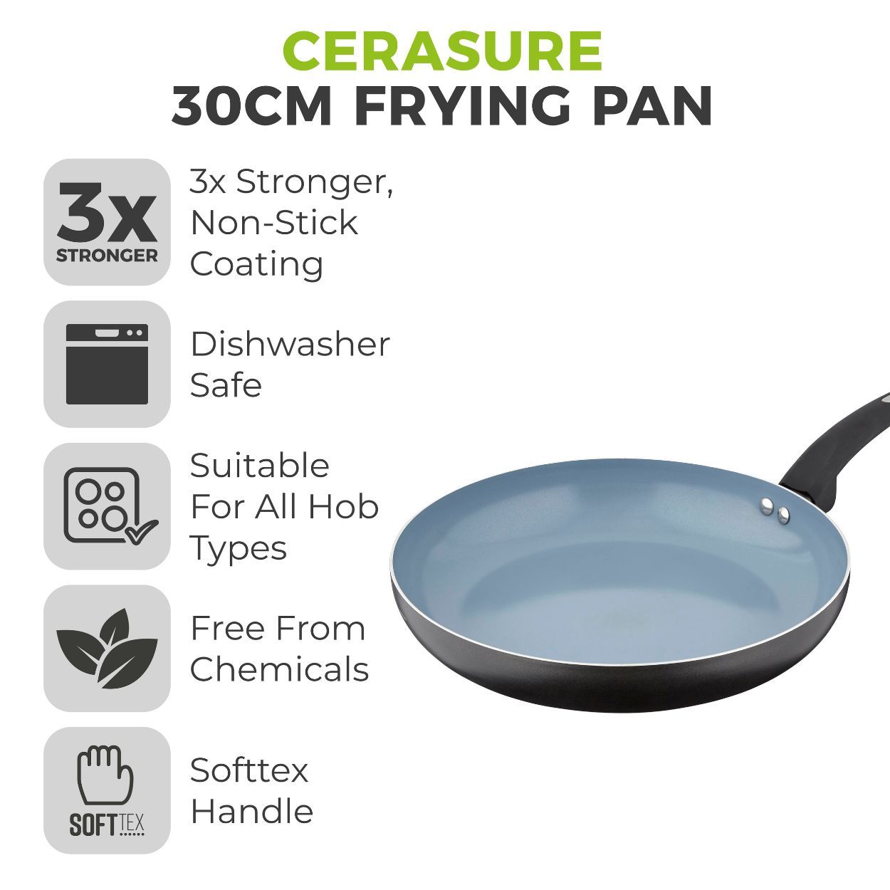 Cerasure 30Cm Frying Pan
