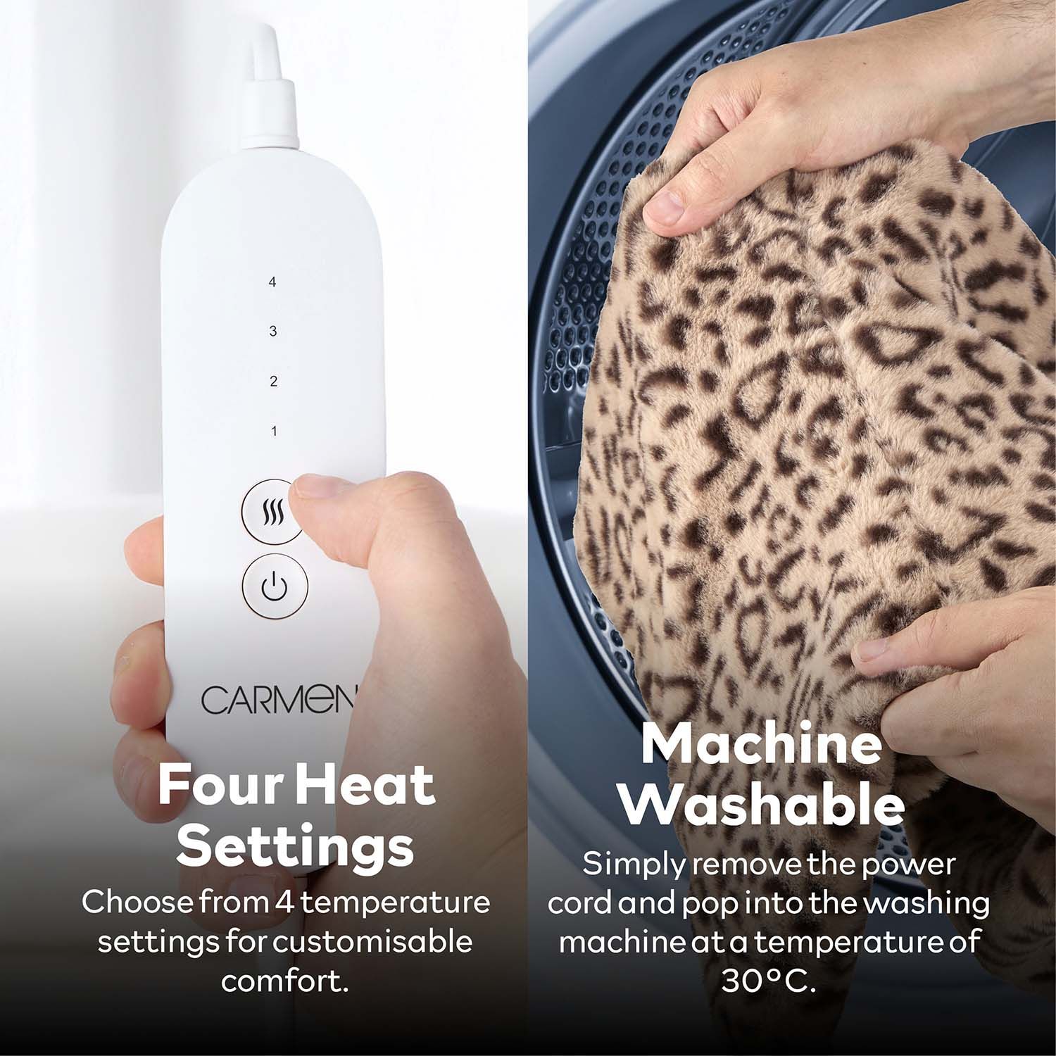 Heated Foot Warmer Faux Rabbit