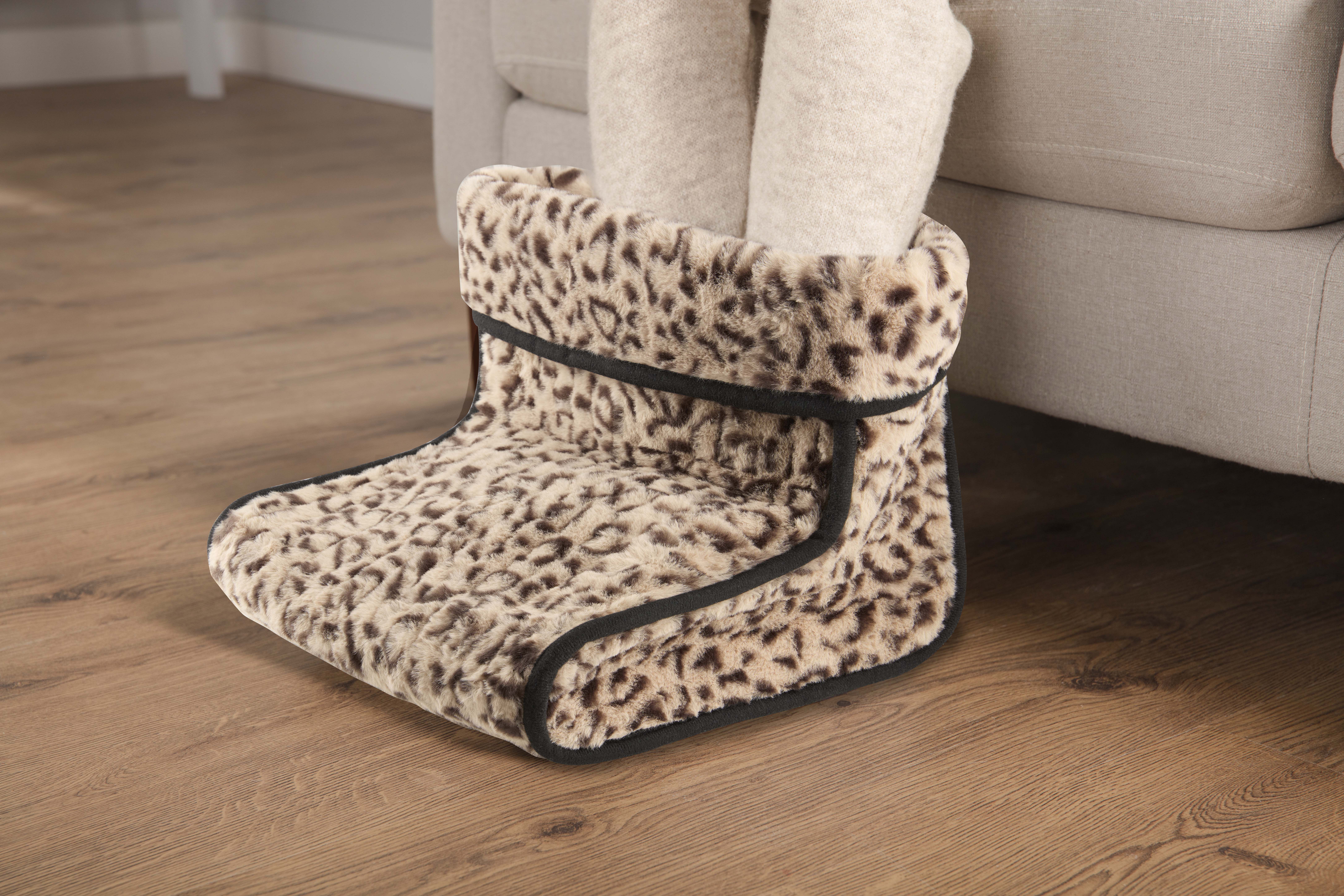 Heated Foot Warmer Faux Rabbit