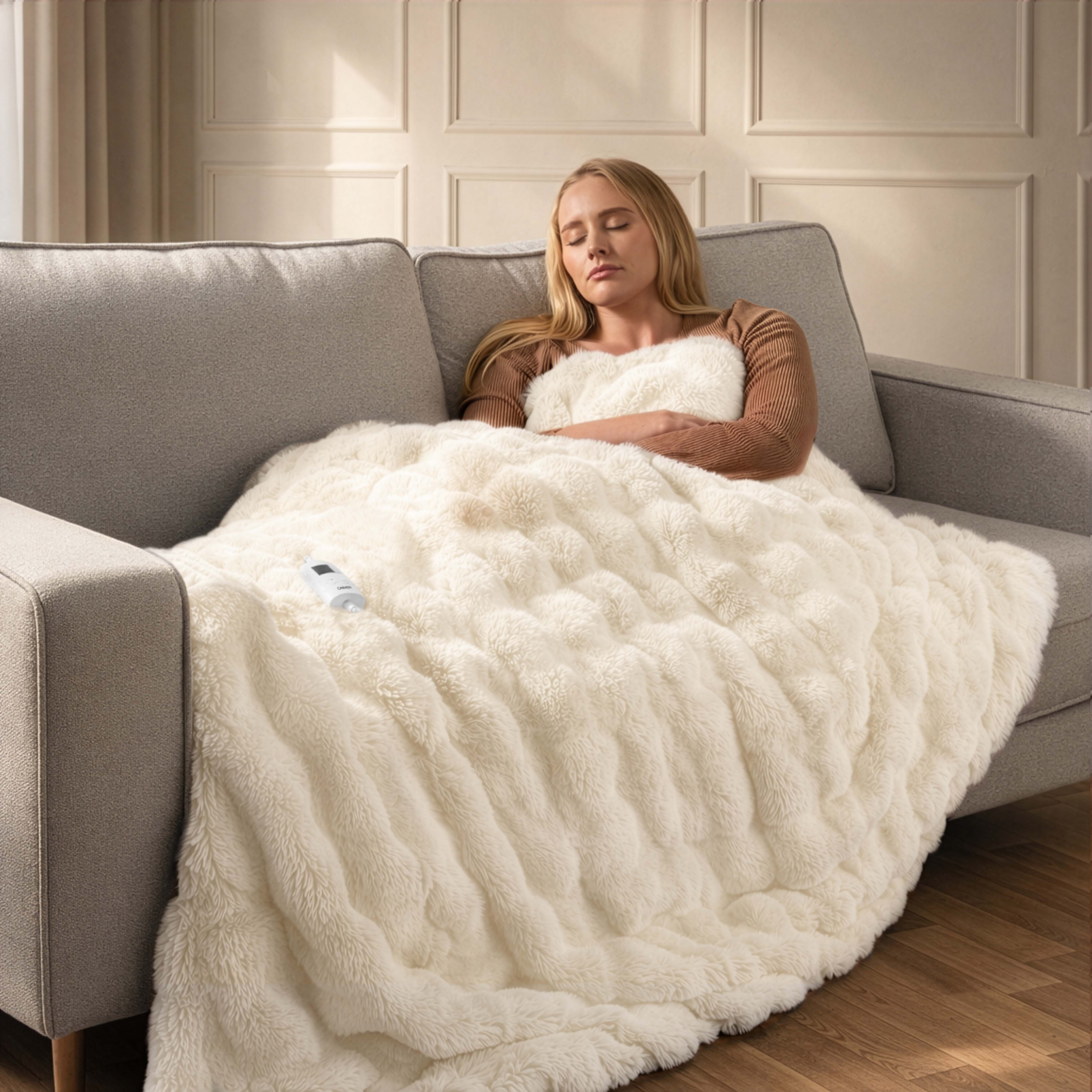 Bubble Fleece Electric Over