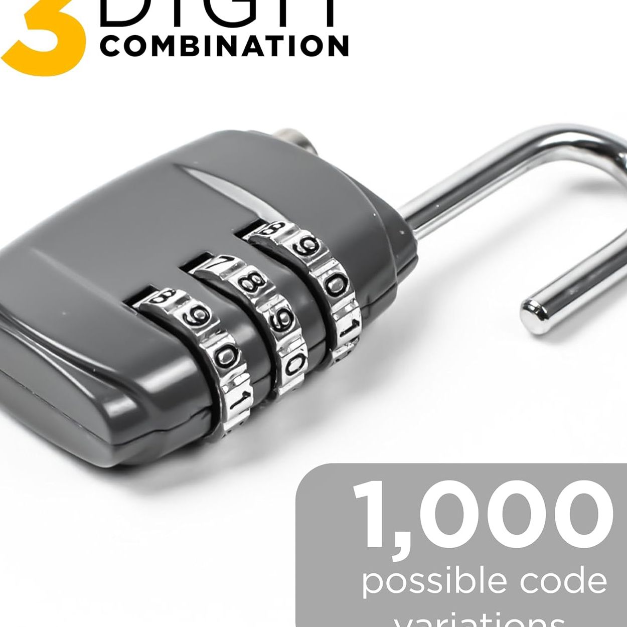 Status Combination Lock Black 