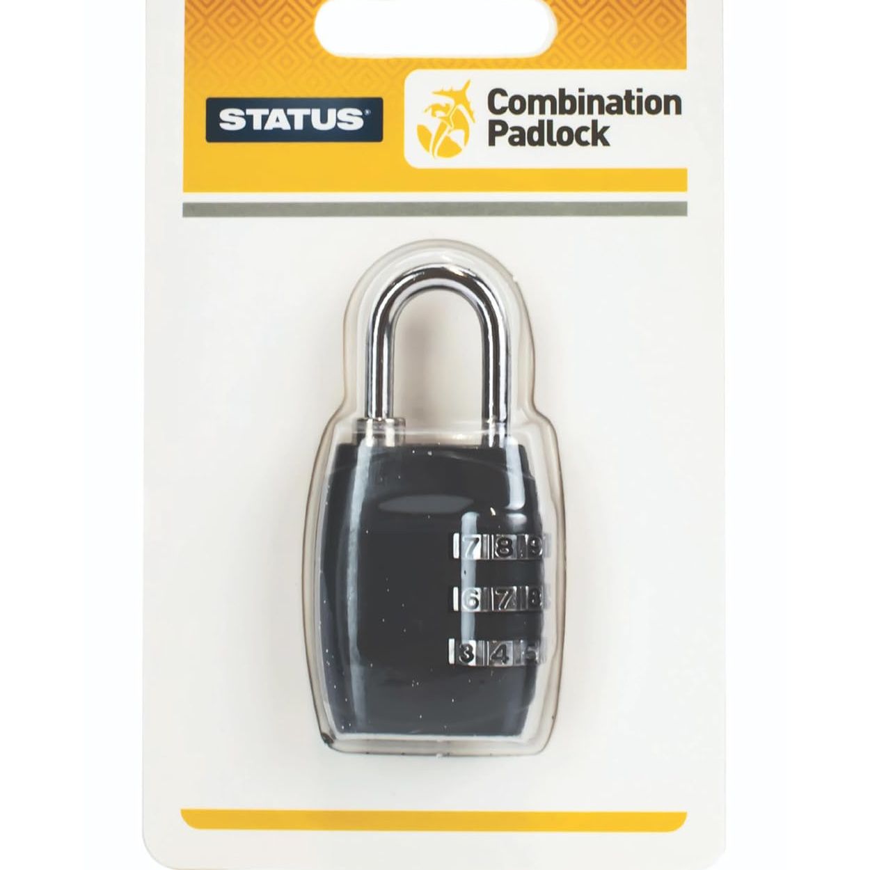 Status Combination Lock Black 