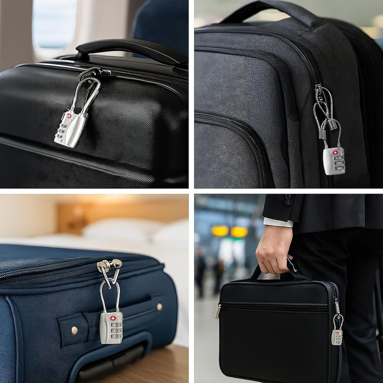 Status TSA Cable Combination Padlock