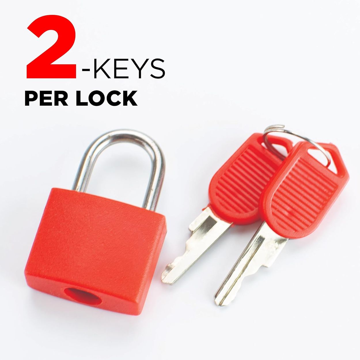 Status Travel Plastic Padlock 2 Pk