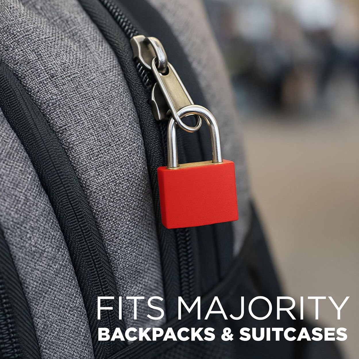 Status Travel Plastic Padlock 2 Pk