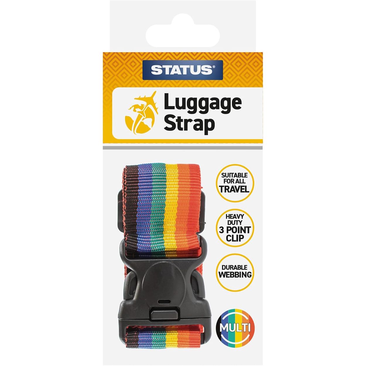 Status Luggage Strap Multi Colour