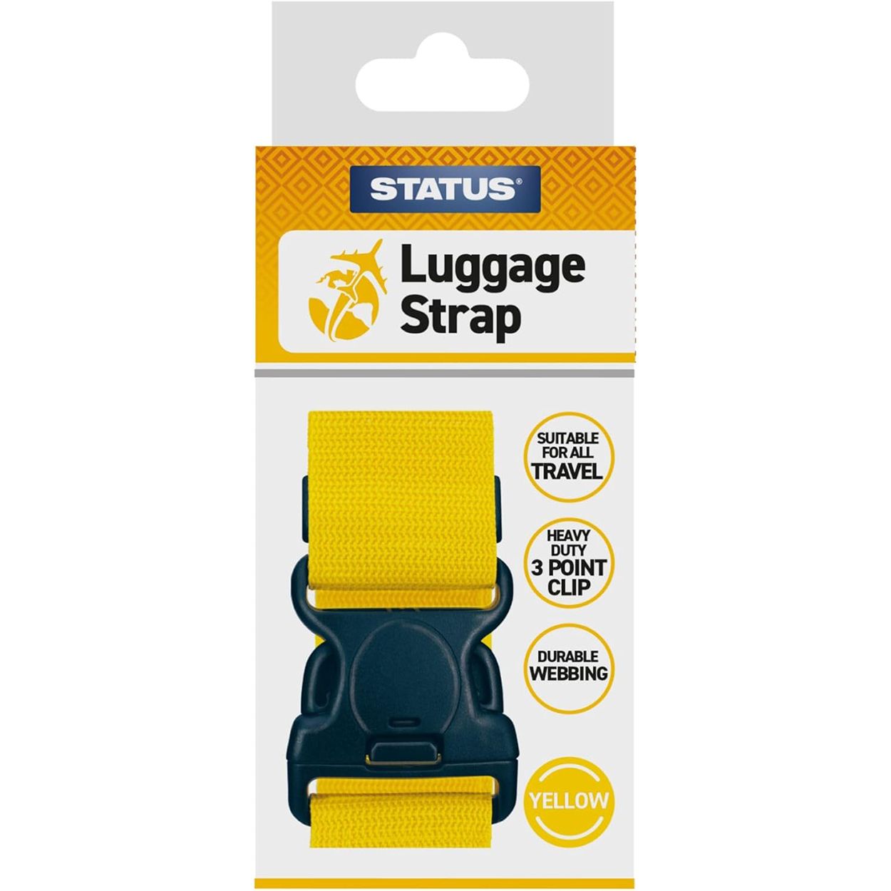Status Luggage Strap Yellow