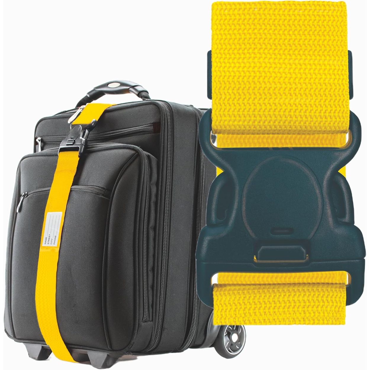 Status Luggage Strap Yellow