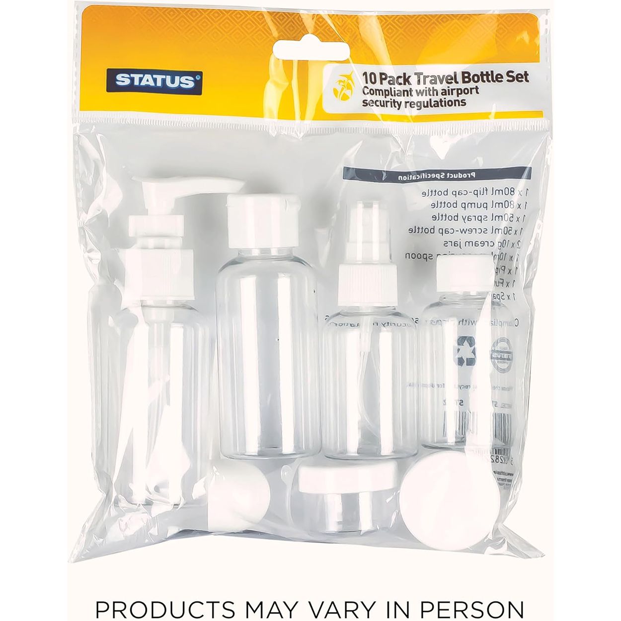 Status Travel Bottle Set 