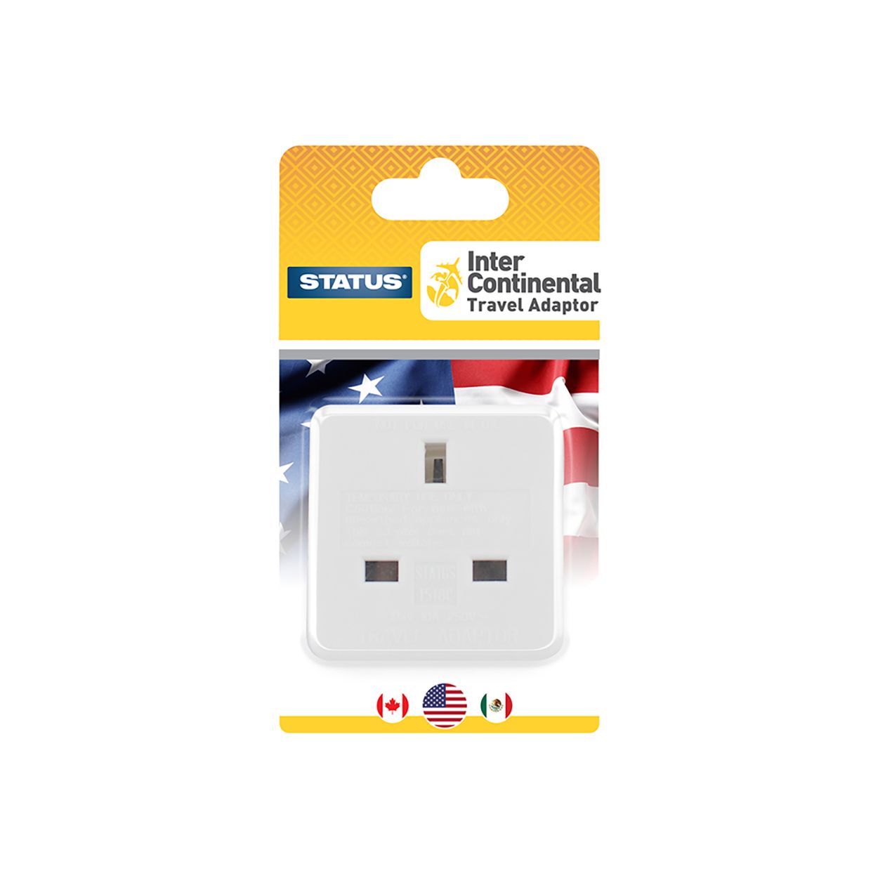 Status USA - Intercontinental Travel Adaptor White
