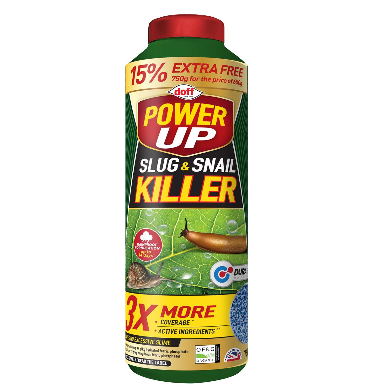 DOFF 750GM POWER UP SLUG & SNAIL KILLER