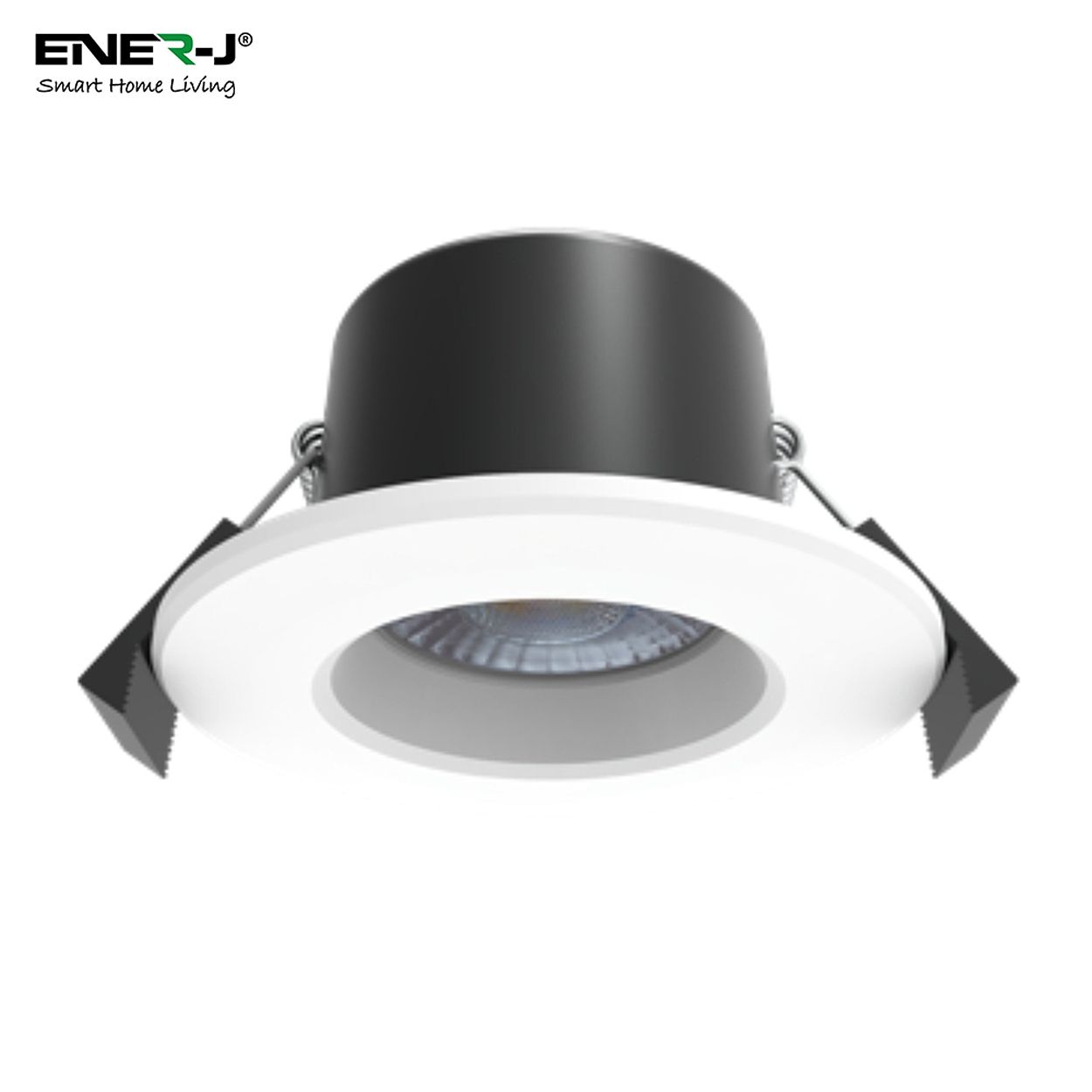 Ener-J Smart Fire Rated Downlight 8W Cct Dimmable Ip65 White 240V