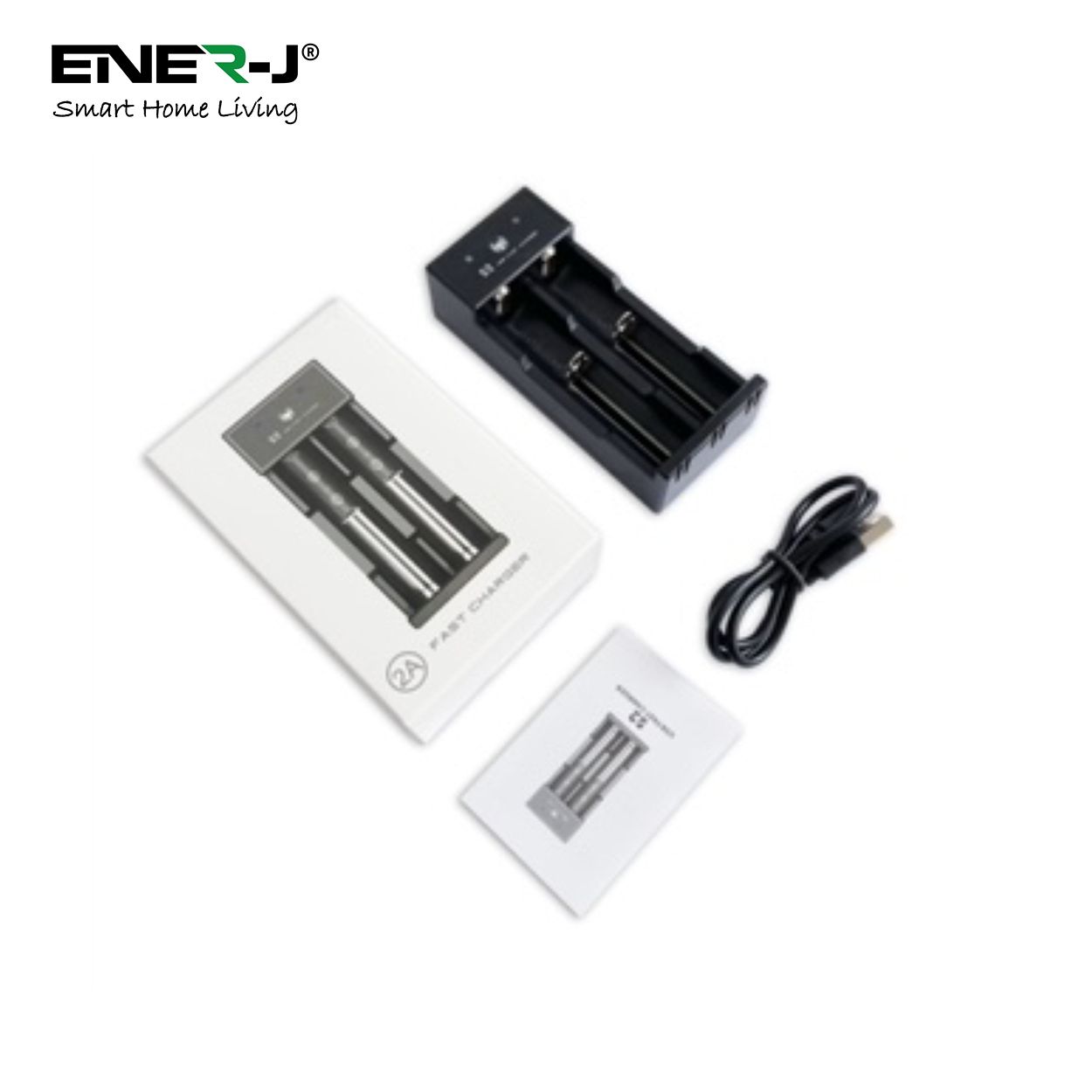 Britwall Usb Fast Charger For Rechargeable Batteries
