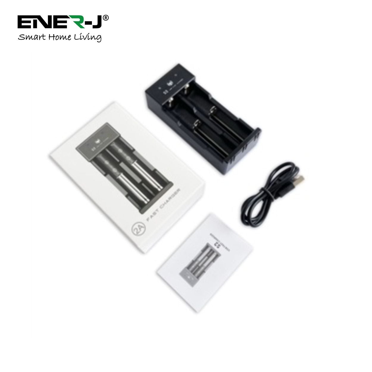Britwall Usb Fast Charger For Rechargeable Batteries