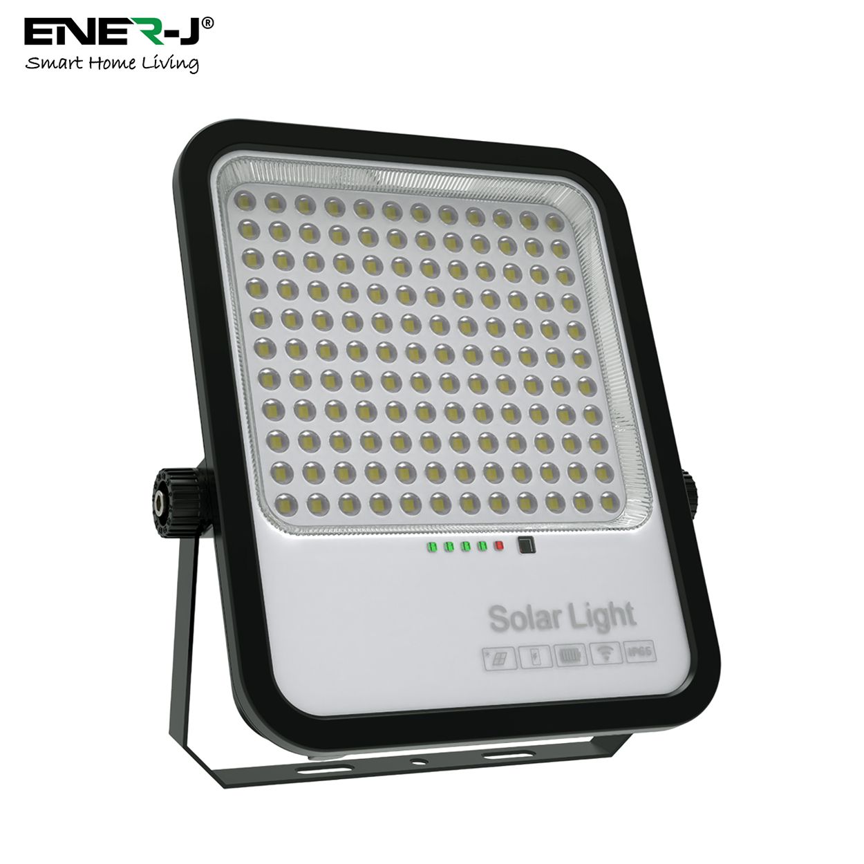 Britwall 300W Led Floodlights With Solar Panels, 30W Solar Panel, 30Ah Battery, 3300 Lumens
