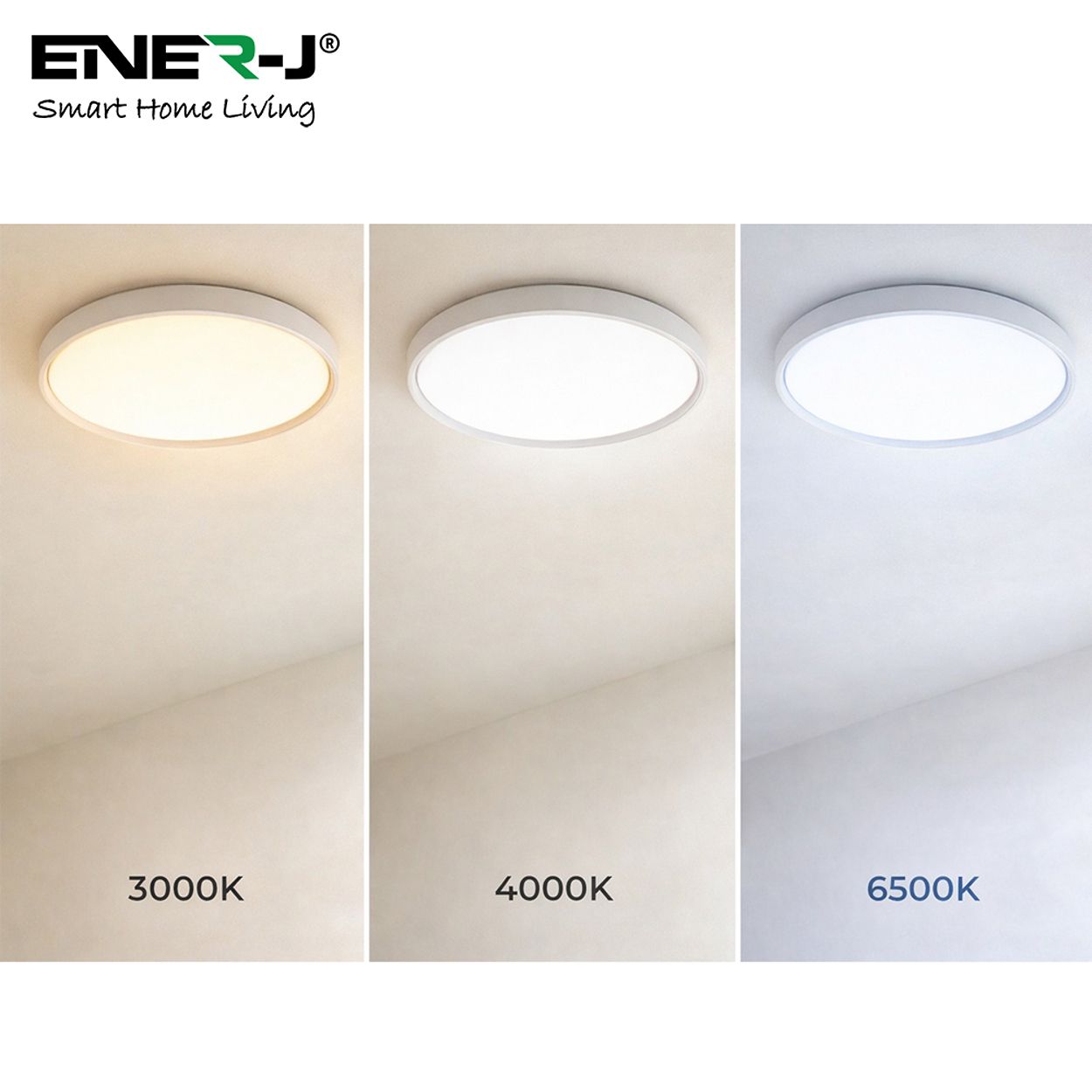 Ener-J 24W Scenic Surface Led Ceiling Light 380Mm Round Cct Rgbic White