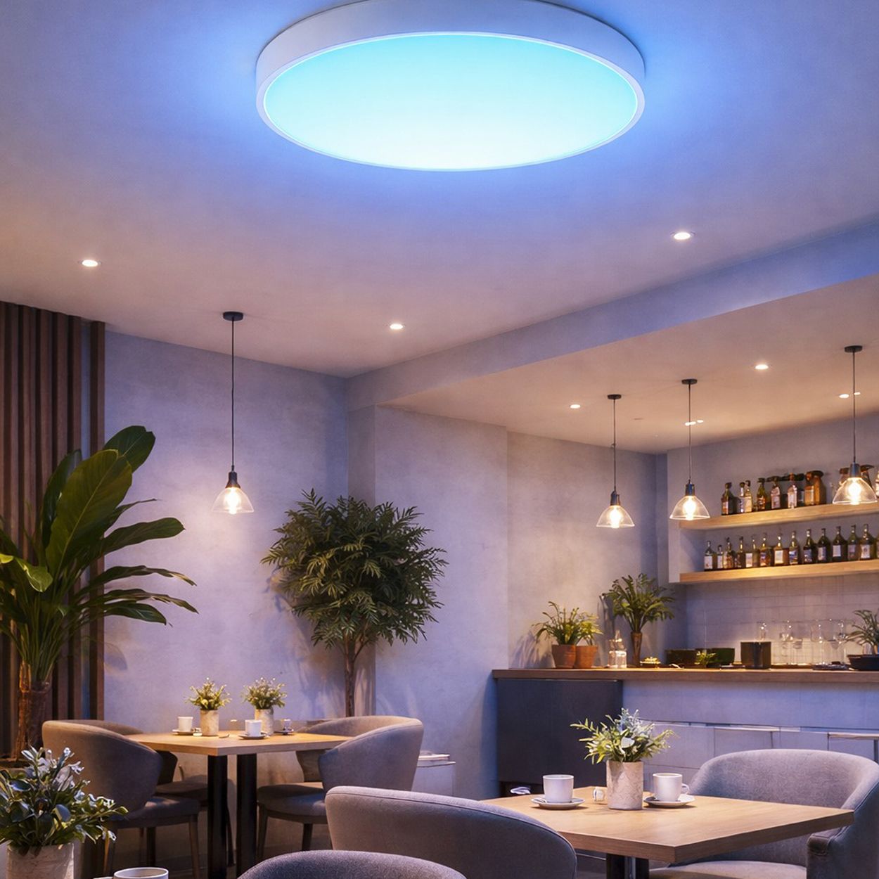 Ener-J 24W Scenic Surface Led Ceiling Light 380Mm Round Cct Rgbic White