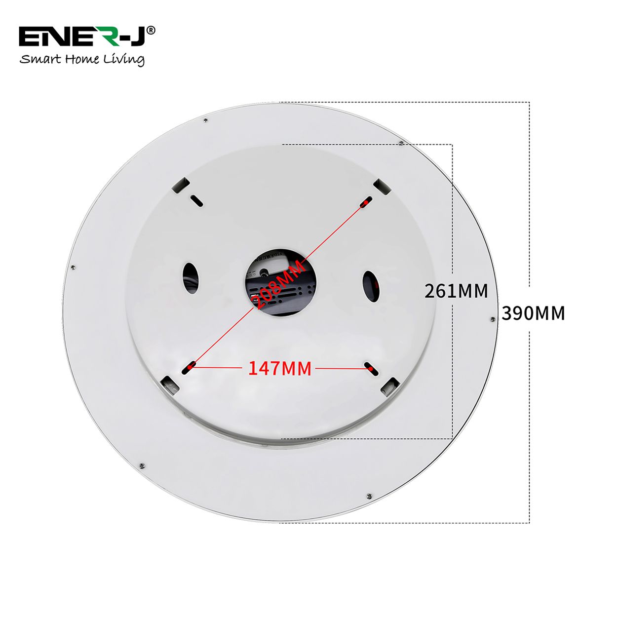 Britwall 45W Sky Smart Rgbic Animated Ceiling Light 390Mm White 240V