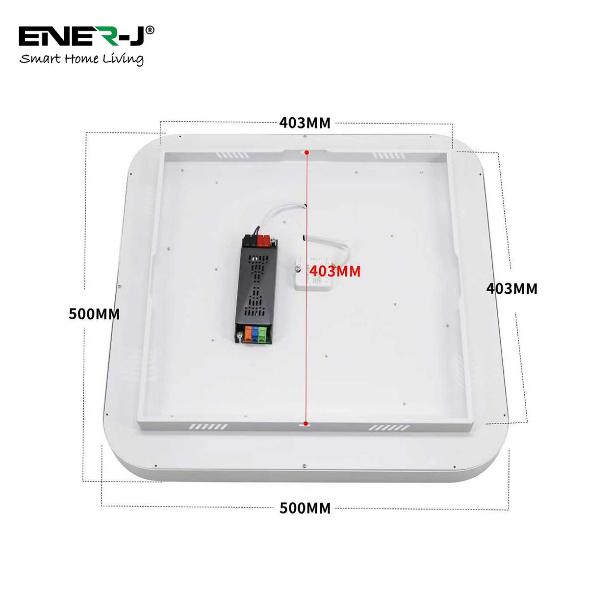 Britwall 80W Rgbic Square Smart Sky Ceiling Light 500Mm White 240V