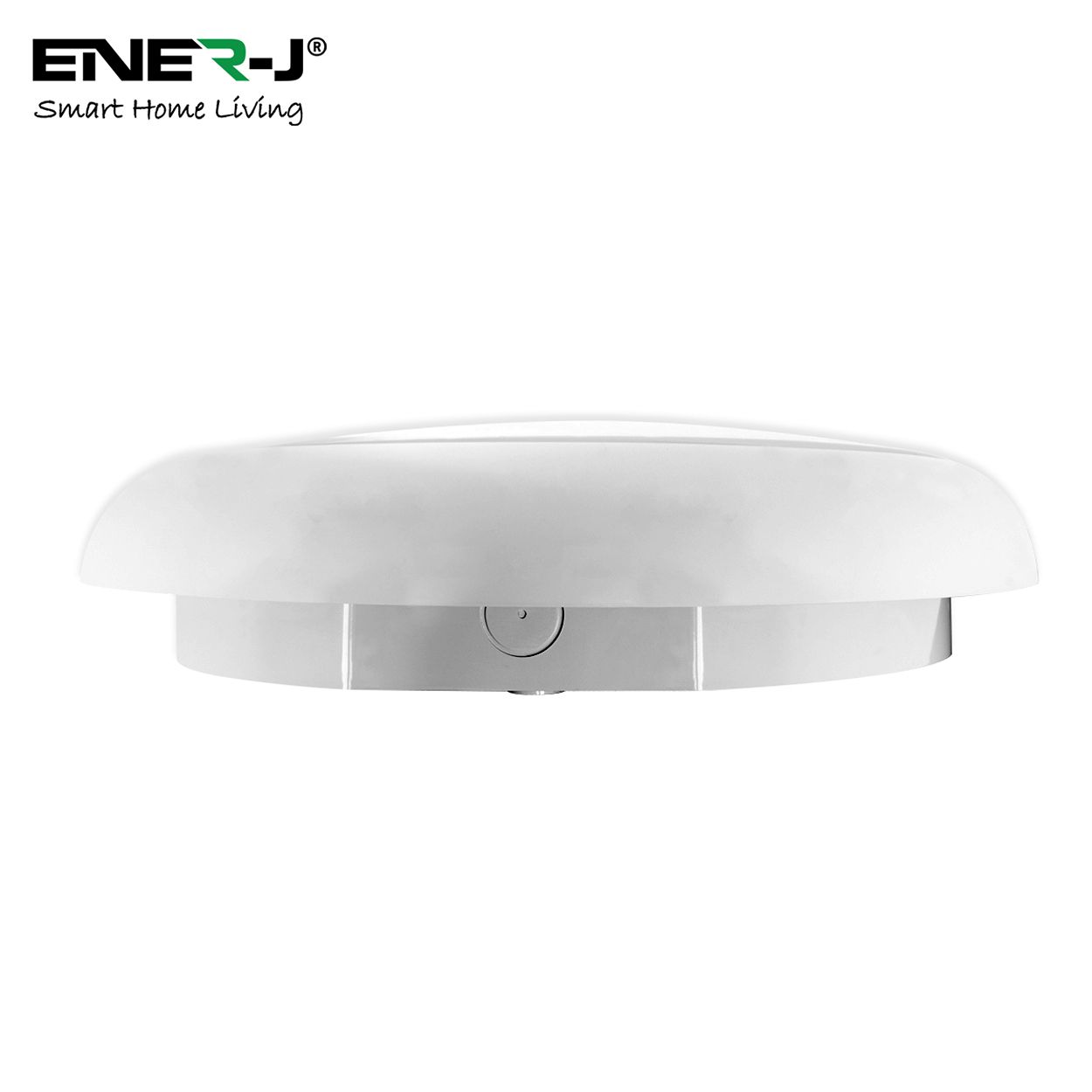 Ener - J Led Bulkhead 9 In 1 Power And Cct Switchable With Microwave Sensor White 320Mm 22W Ip65 Ik10
