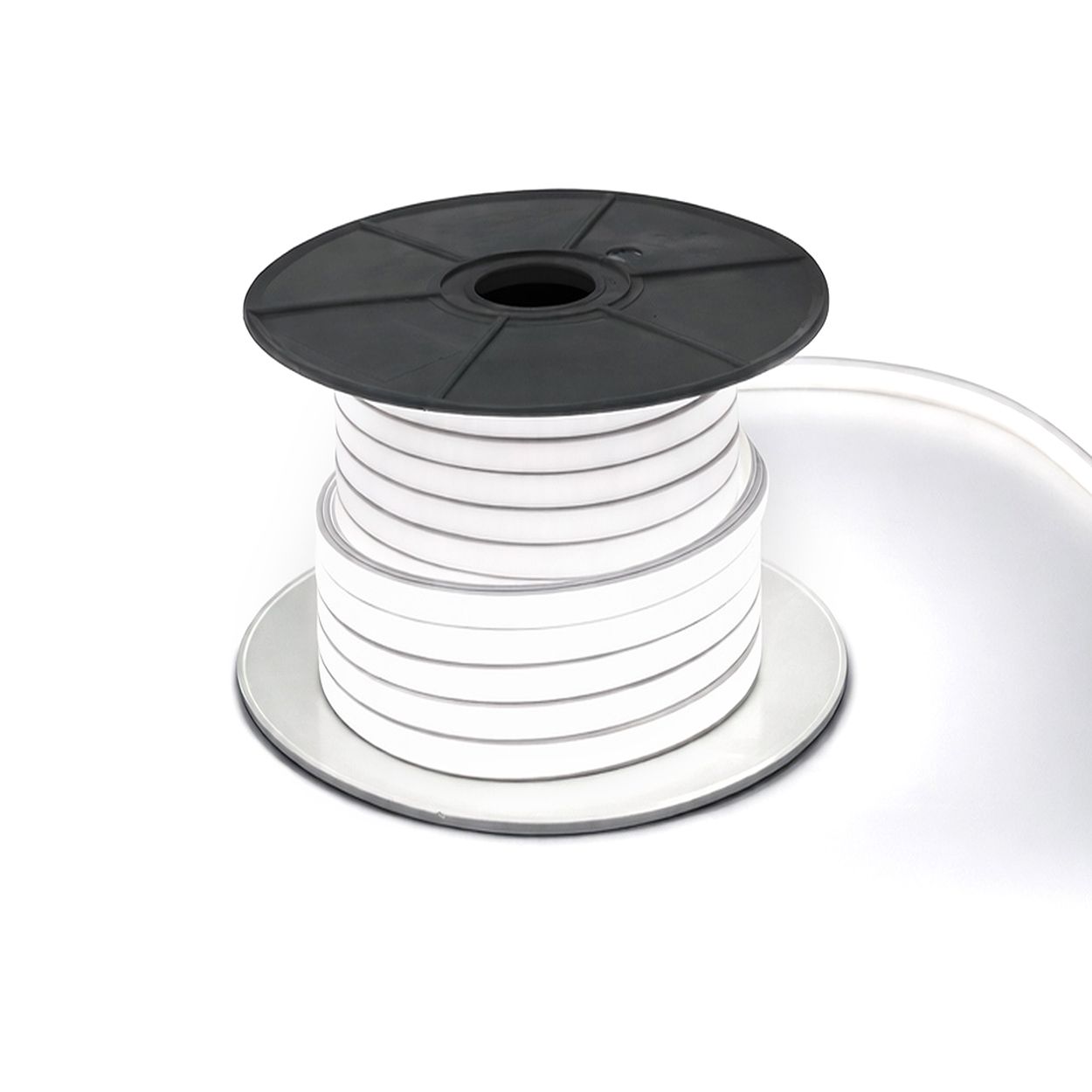 Ener-J 30M 24V Flexible Silicone Neon Led Strip Ip65 10X10Mm 120 Led Per Metre 7W White