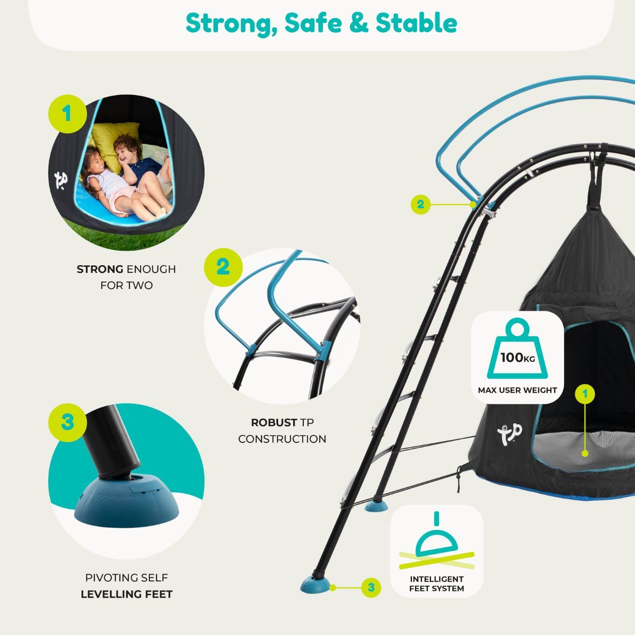 TP UFO Den and Climbing Frame