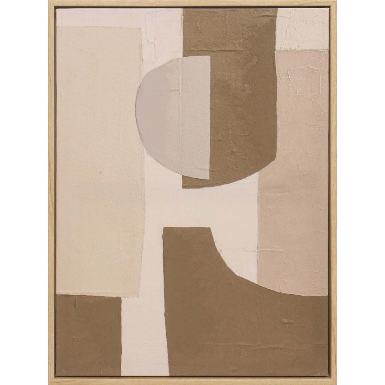 Earth Tone Geometric Abstract Wall Art 3 Set 30x40cm