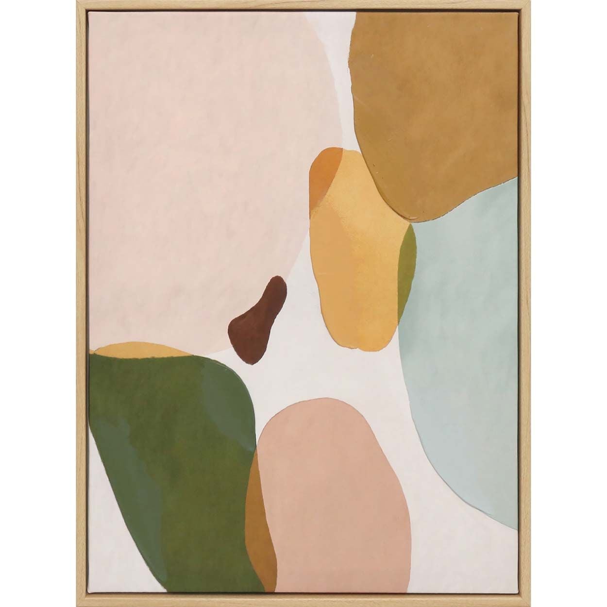 Earth Tone Geometric Abstract Wall Art 3 Set 30x40cm