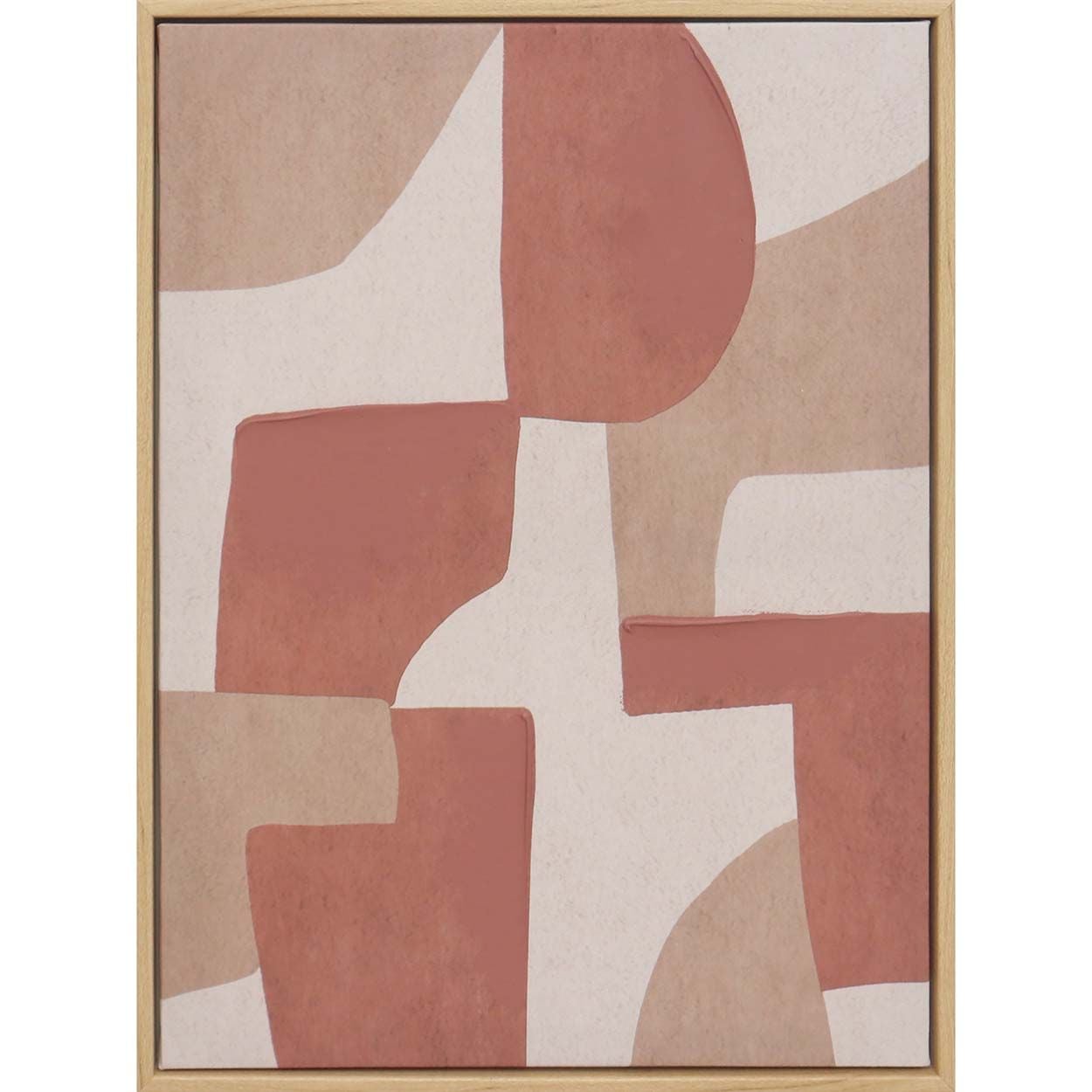 Earth Tone Geometric Abstract Wall Art 3 Set 30x40cm