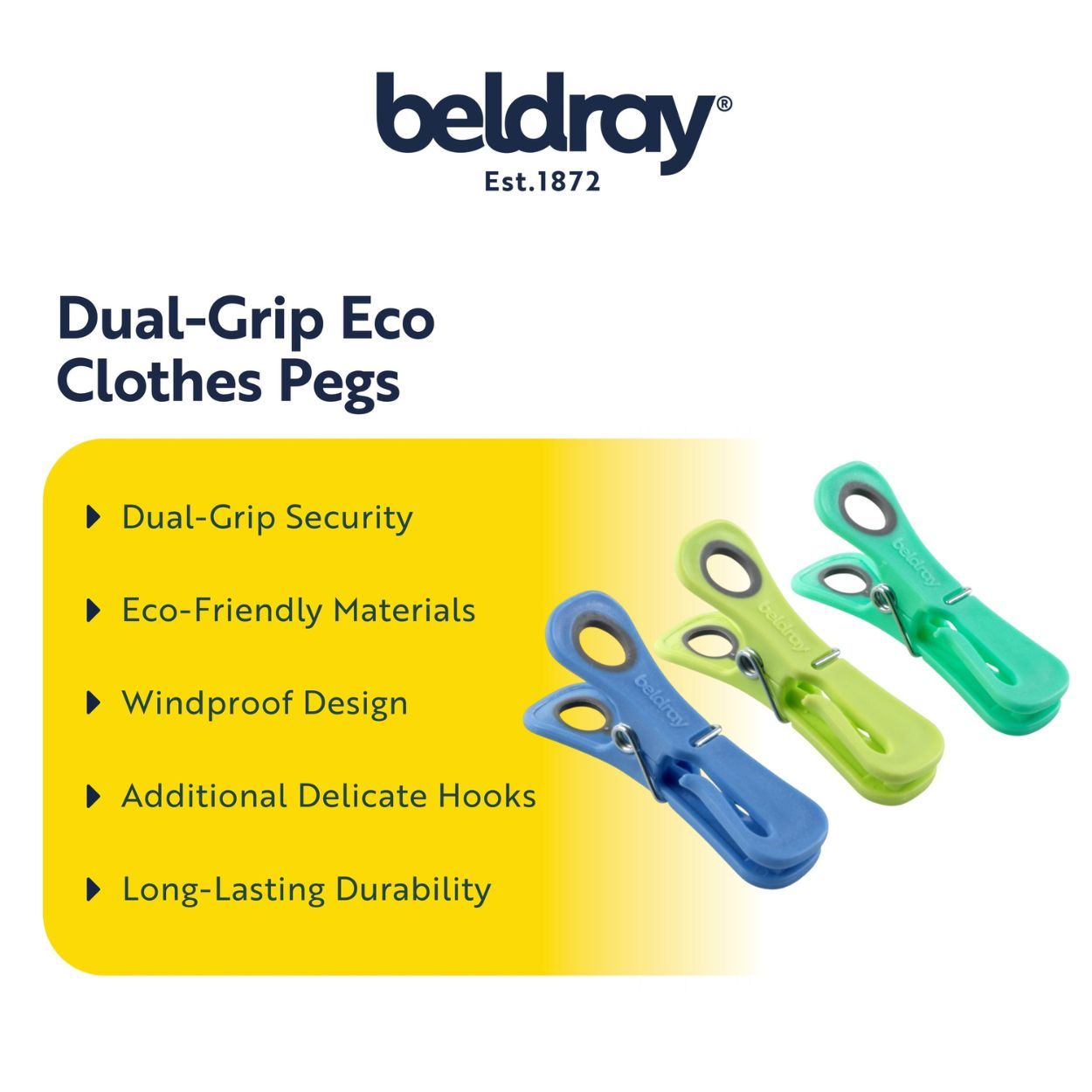 Beldray 24 Dual Grip Pegs